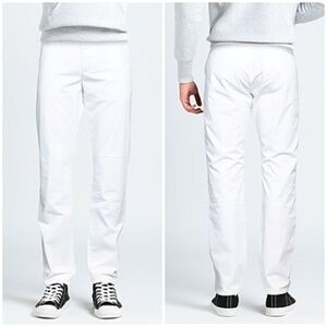 NWT Crossley White Chino Pants Cotton Blend Italy Sz 50